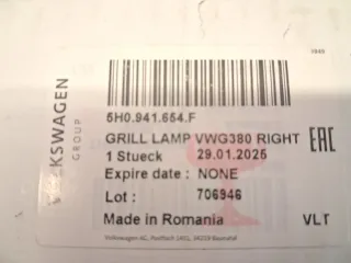 VW Golf 8 5H Tagfahrlicht Lichtleiste rechts Voll LED 5H0941654F - Bild 4