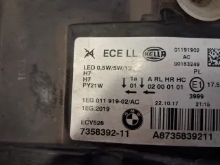 BMW 1er F20 F21 Halogen Facelift LCI Scheinwerfer links 7358391 - Bild 6